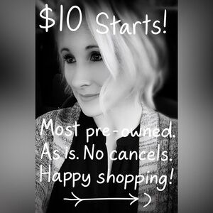 ✅ Unlisted $10 Starts 🛑 NO CANCELLATIONS ✅ ITEMS ARE AS IS ‼️